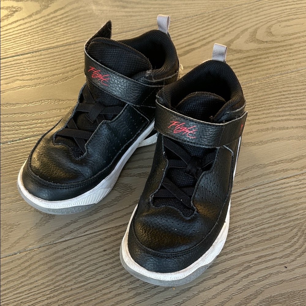 Jordan Black and White Kids Sneakers